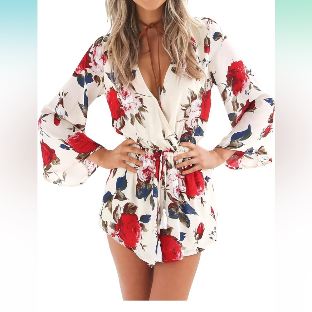 Cute shorts romper. Purchased on Amazon.